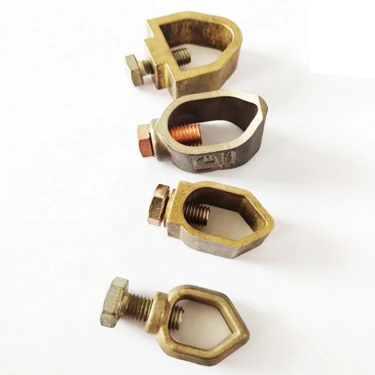 Заземляющие аксессуары зажим для земляного стержня ленточный зажим