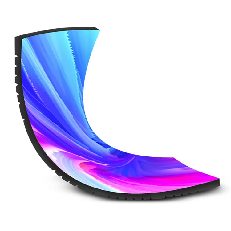 led flexible screen customization, p3 indoor full color display, cylindrical screen square column screen