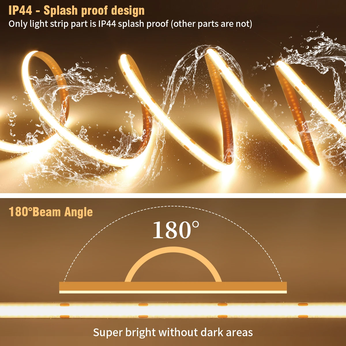 Wholesale Smart COB LED Strip Lights IP65 DC5-24V LED RGB Flexible Neon Strip Light DIY Bar APP Control Music Living Room Decor