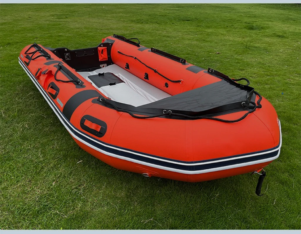 8 people Rescue Boat Red Inflatable Rescue &Dive Raft Power Boat Inflatable Life Guard Rescue boat for sale