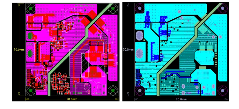 High Power 100W -200W Wireless Transmitter PCBA Circuit Board Wireless Charging Module For Latop Cooker