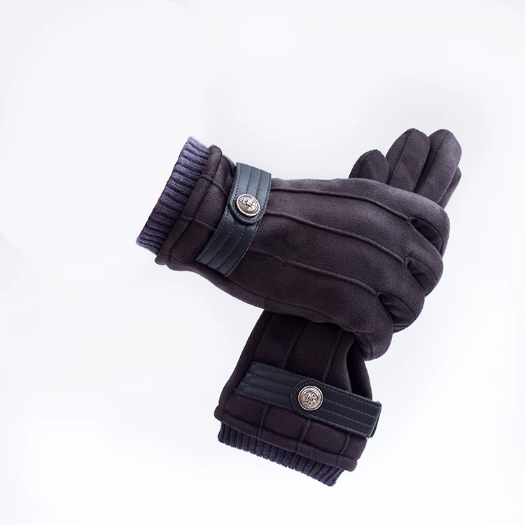 New Fashion Touchscreen Mobile Screen Knitted Screw Cuff Gloves For Men