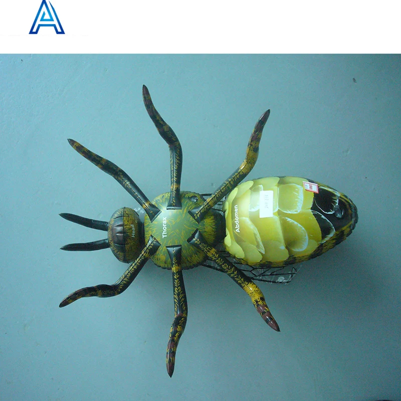 Cheap durable customizable vinyl PVC air blow inflatable bee spider insect ant model for roof decoration animal toy