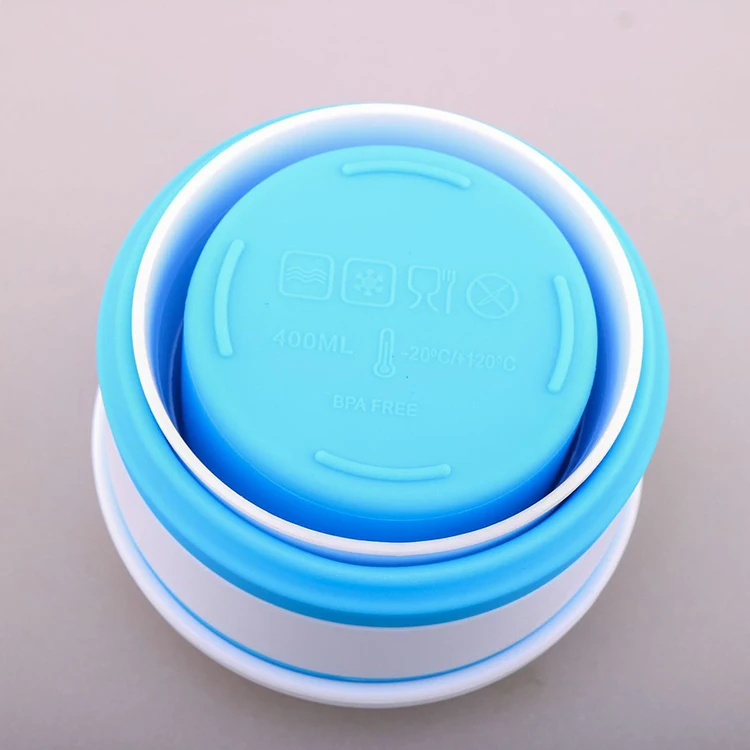 Recycled Compostable Pink Water Cup Biodegradable Big Bio Silicone Folding Sippy Thermal Coffee Espresso Travel Cup