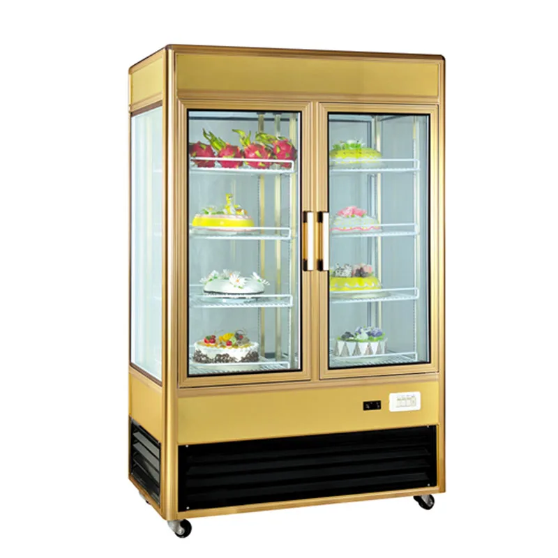 Single-temperature Ce Candy Desert Chocolate Cabinet Refrigerator Showcase Bakery Cake Bread Glass Display Cooler