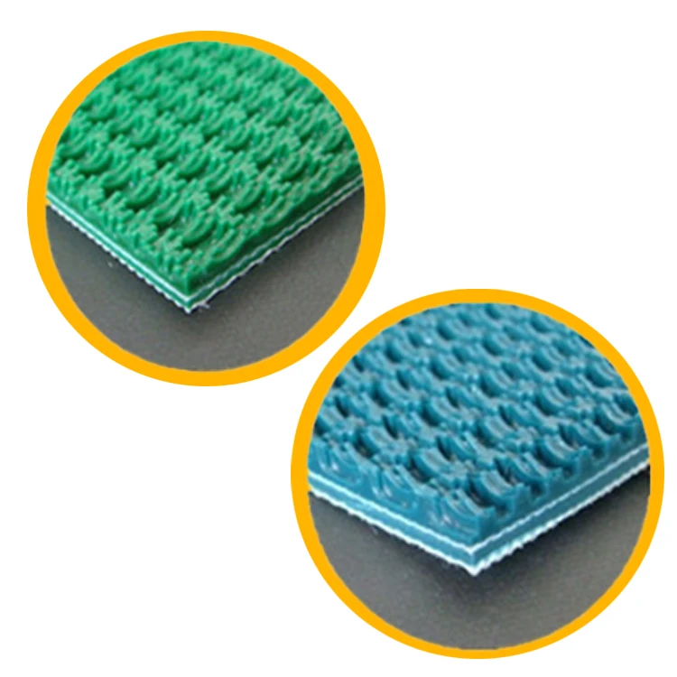 Rough Grass Rubber Conveyor Belt For Carton Sticky Box Machine