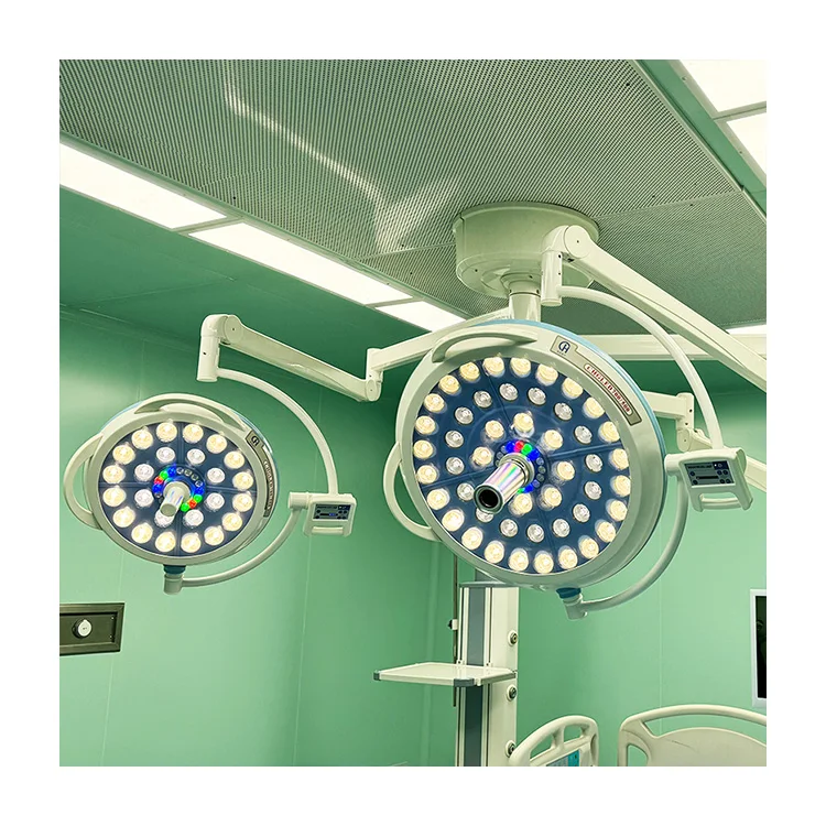 Electric Led Operating Lights Shadowless Ac/Dc Operating Room Lights with Plastic Material