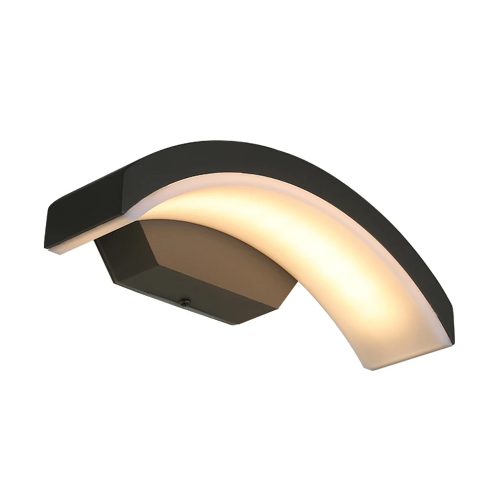 Outdoor Lighting Wall Lamp 18W 3000K Aluminium And Acrylic Lampshade Wall Lamps For Corridor