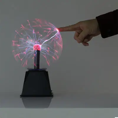 Customized magic atmosphere light lightning ball touch sensor home bedroom plasma ball voice controlled electrostatic ball light