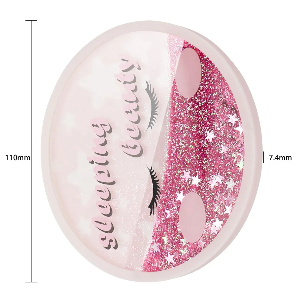 Customized Aqua Liquid Glitter Flowing Confetti Sparkle Acrylic Bubble Silicone Coffee Tea Cup Mat Coaster