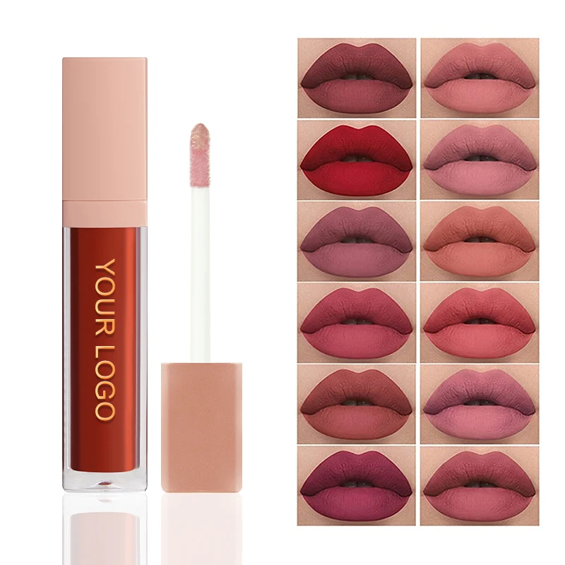 OEM 60 colors Sexy Lip Gloss for Women Shiny Liquid Lipstick Waterproof Long-lasting Lip Plumper Gloss Lips Makeup