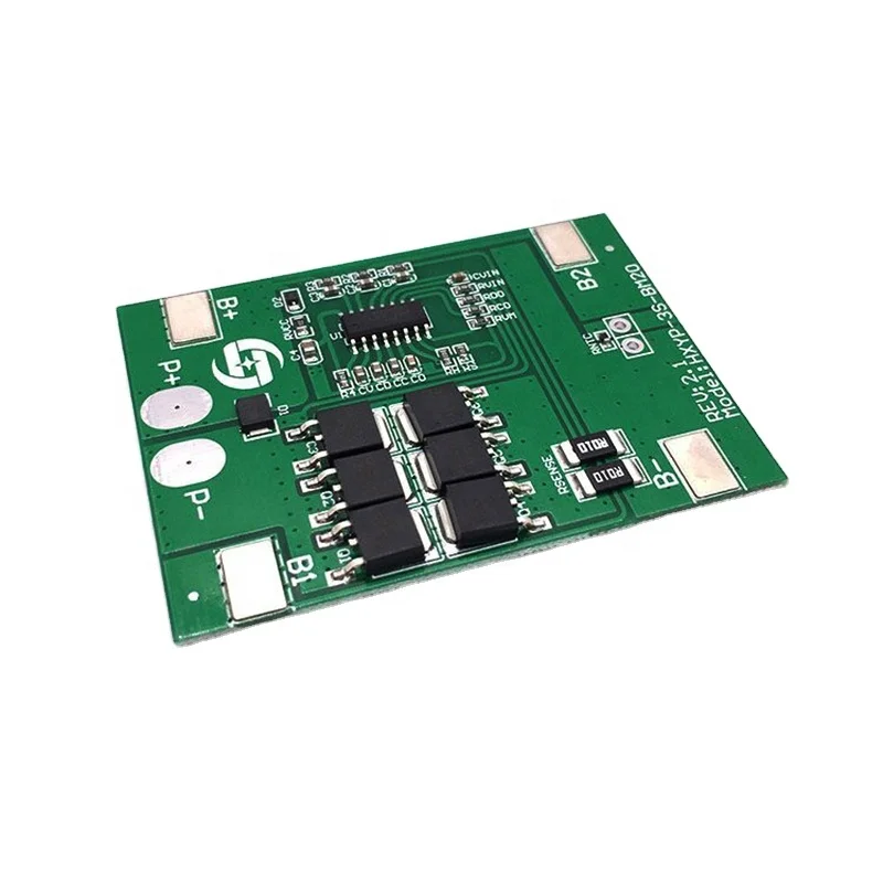 3S 11.1V 12V 12.6V lithium battery protection board anti-overcharge /overdischarge 20A continuous current limit 30A