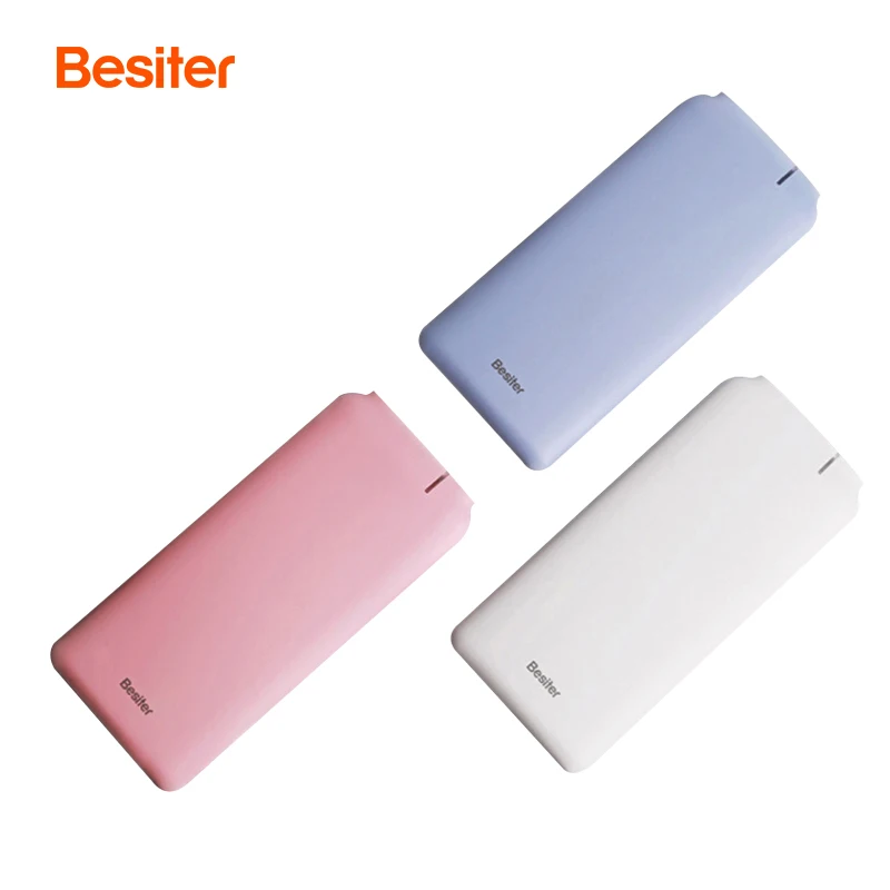 Slim ROHS Cell Phone RED PINK POWER BANK 10000mAh Power Banks