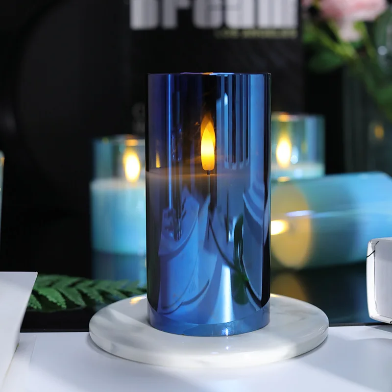 Creative decoration supplies high-end LED electronic candle light birthday surprise candle