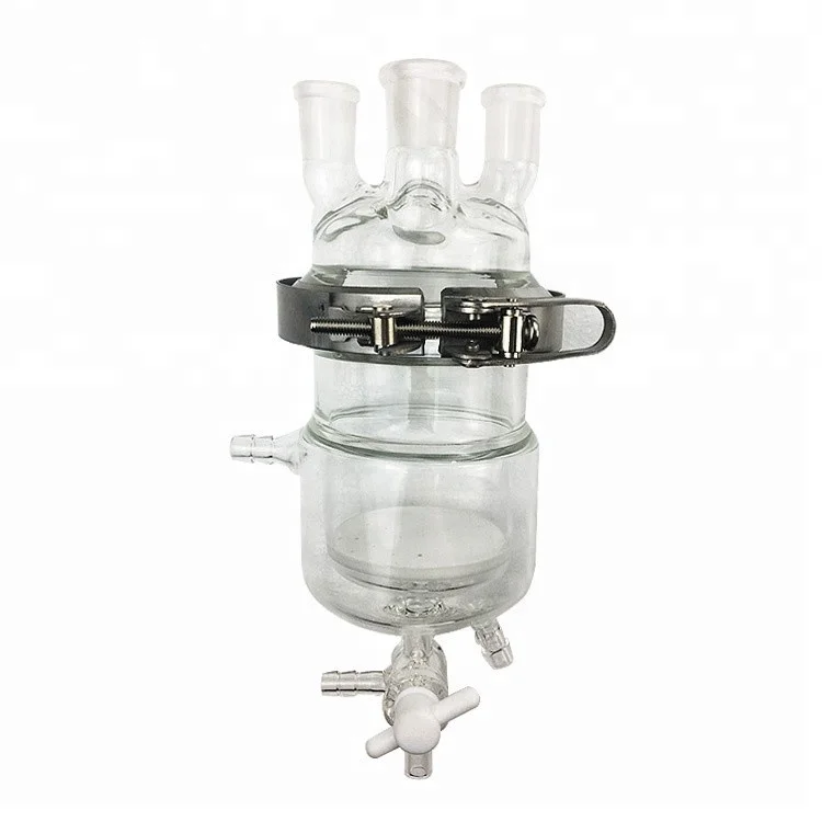 Made in China chemical mini jacketed glass reactors price for sale