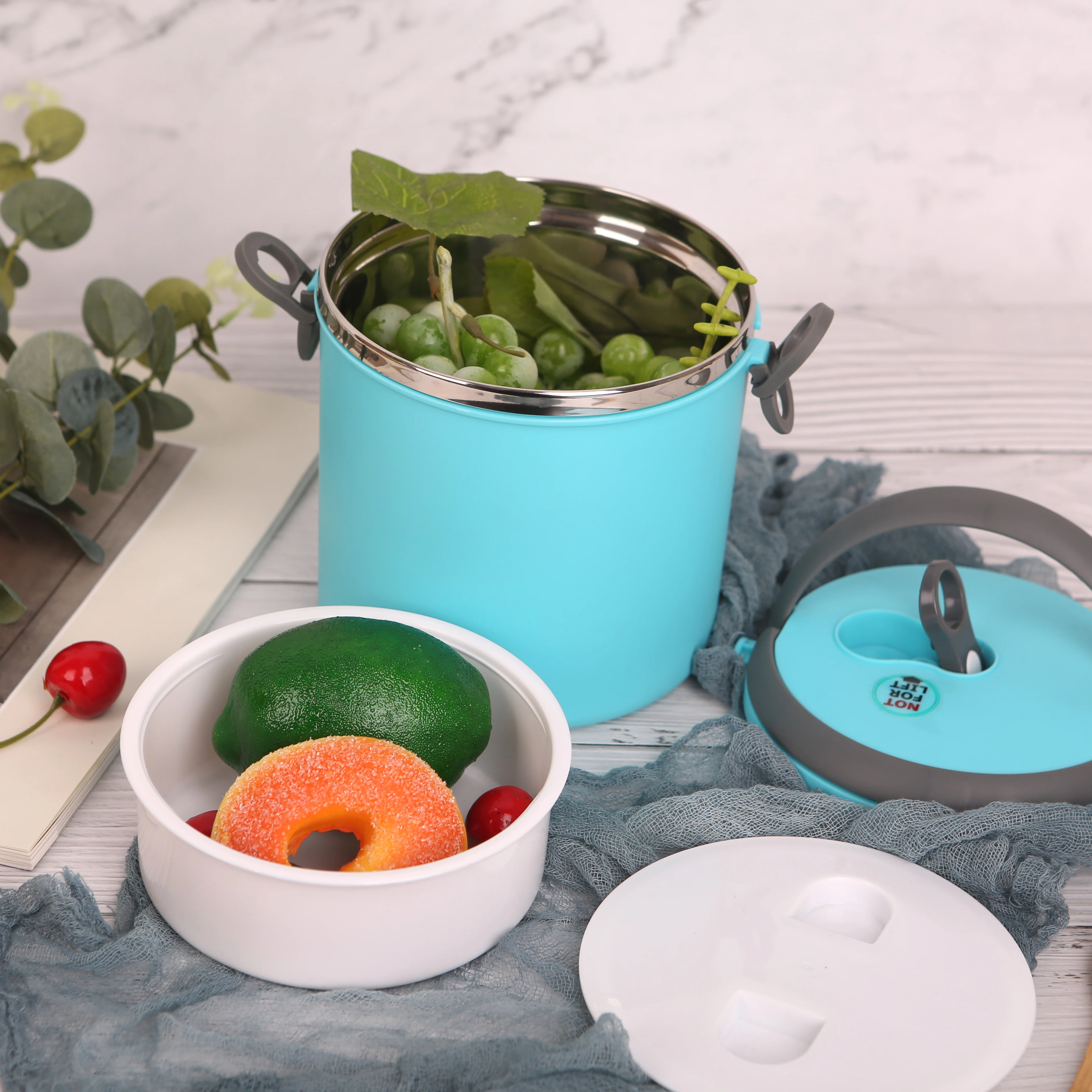 Hot Sale BOBWIN Stainless Steel Tiffin Thermo Lunch Box with ss inner