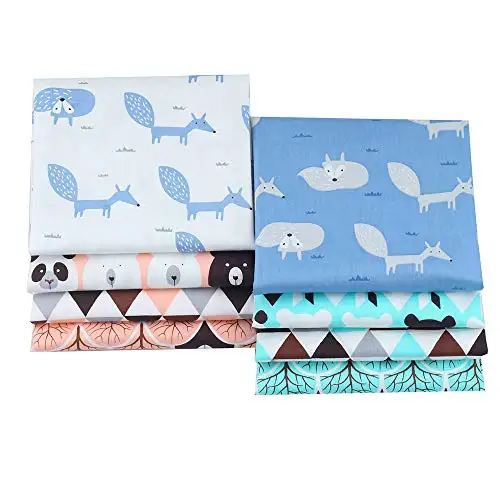 Cartoon animal design 100% cotton printed fabrics home textiles