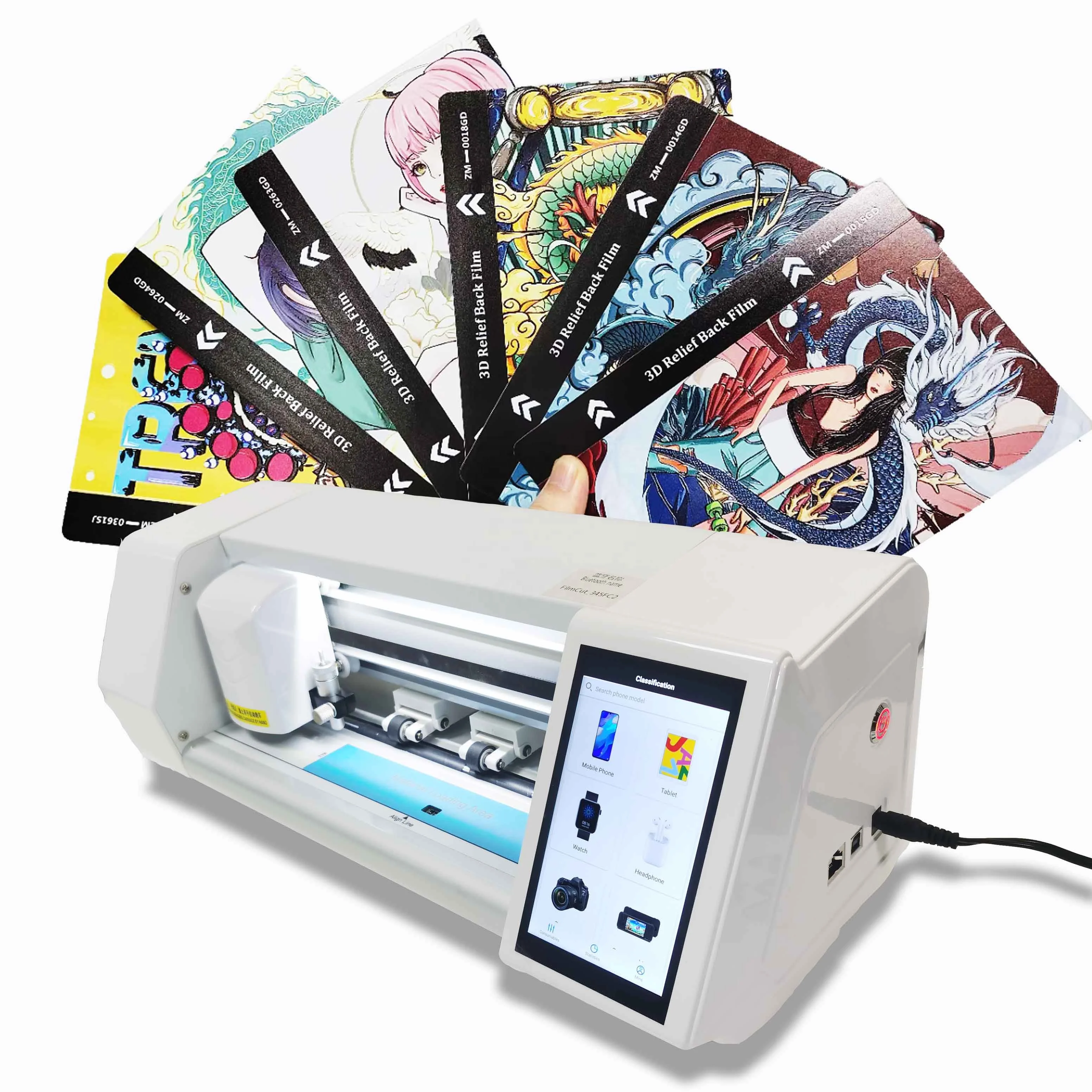 Customizable Mobile Phone TPU Hydrogel Screen Protector Film Die  cuts Screen Protector Cutting Cutter Hydrogel Machine