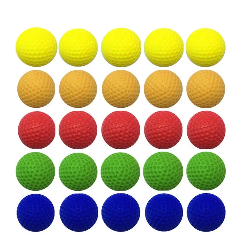 Hot Sale 22MM EVA Foam Soft Bullet Ball for Shooting Gun Game Hungry Duck Feeding game for Kids Stress Reliever Bounce Ball