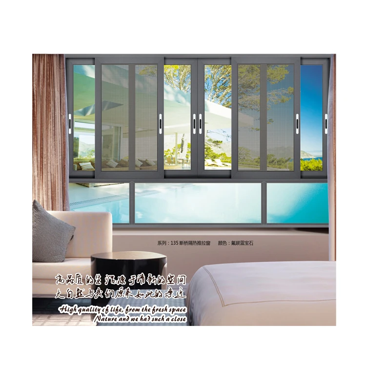 
aluminum sliding french window with net on patio windows 