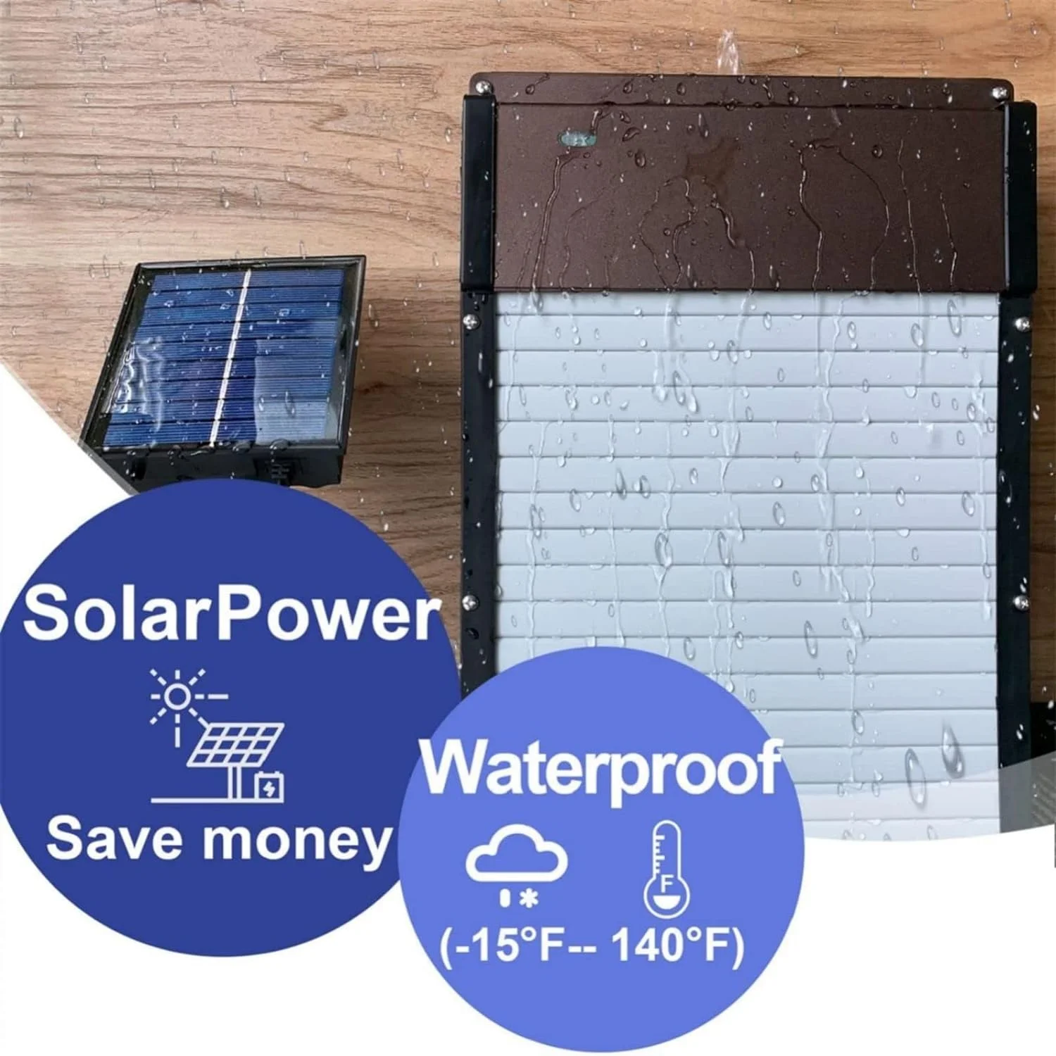 4 Modes Auto Coop Doors for Chicken Sensor Aluminum Chicken Coops Door Automatic Chicken Coop Door