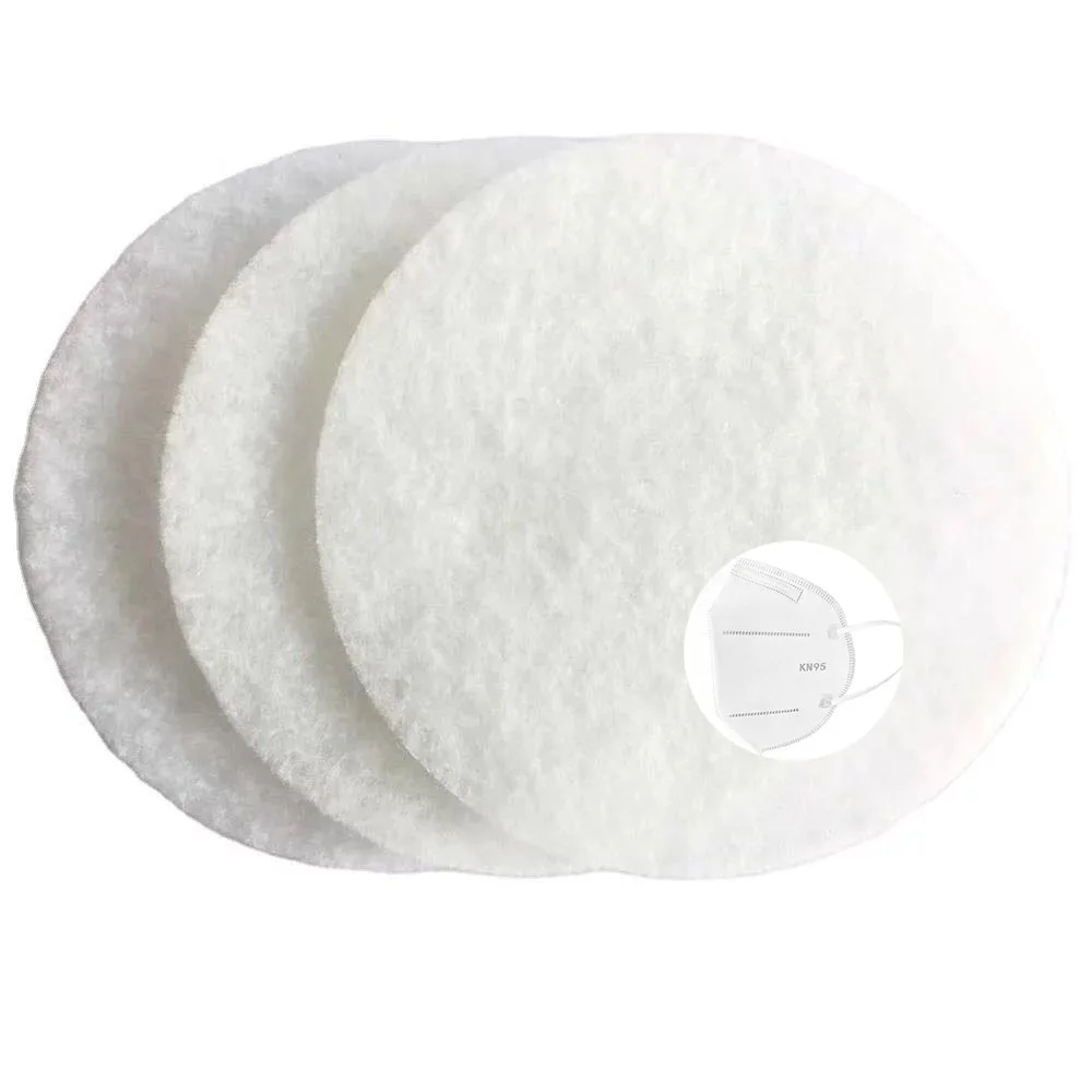 Высококачественный 100% ES волоконный фильтр с горячим воздухом через средний слой нетканый материал для одноразовой маски KN95
