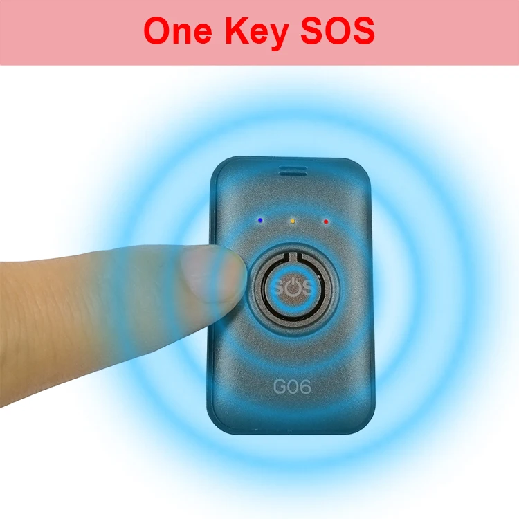 G06 Mini GPS GSM Tracker SOS Two Way Phone Talking  Anti-Lost Locator for Kids Elderly Personal