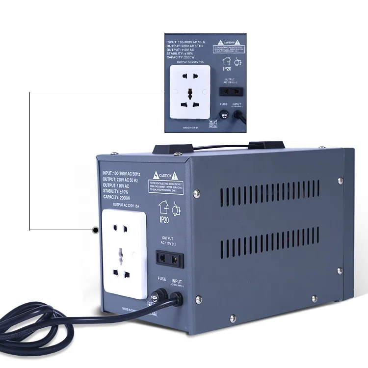  NDR-2000VA релейный регулятор напряжения с USB-регулятором 220 В 10 ква автоматический стабилизатор для вентиляторов