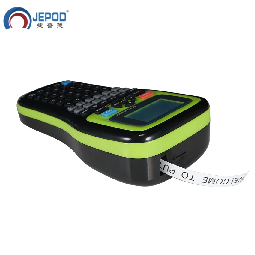 JEPOD handheld metal machine scale barcode label ribbon foil sticker printer with best price