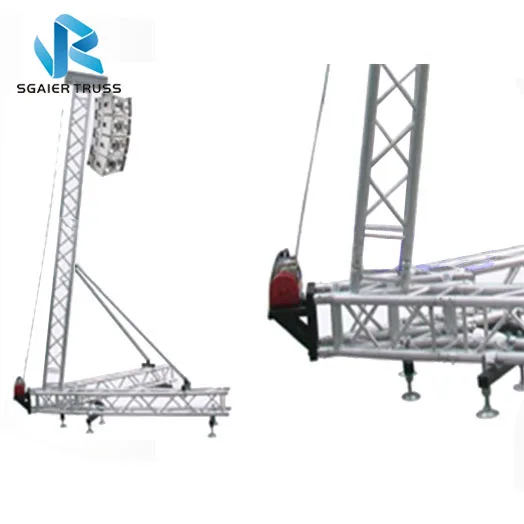 2023 Truss aluminum display support Line Array Speaker Truss  Tower Truss Stand 290*290 shelf system for sale