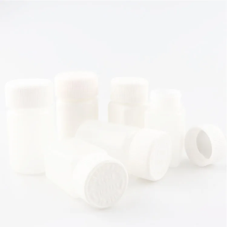 HDPE Plastic 60ml Pill Bottles Pharmaceutical Capsule Packaging Bottle With CR Screw Lid