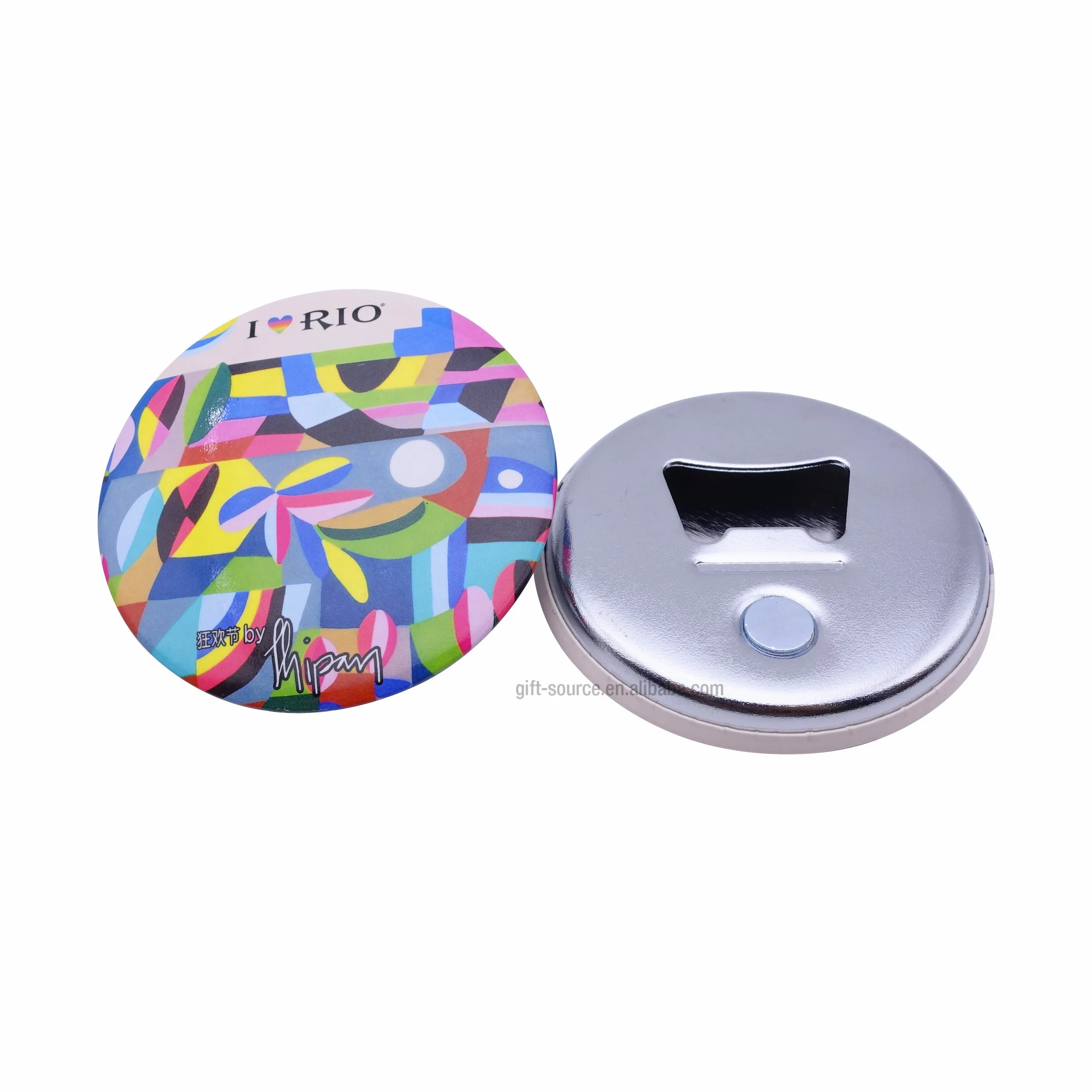 Рекламный сувенир на заказ экологически чистый Пивной инструмент из нержавеющей стали Классическая открывалка для бутылок в западном стиле