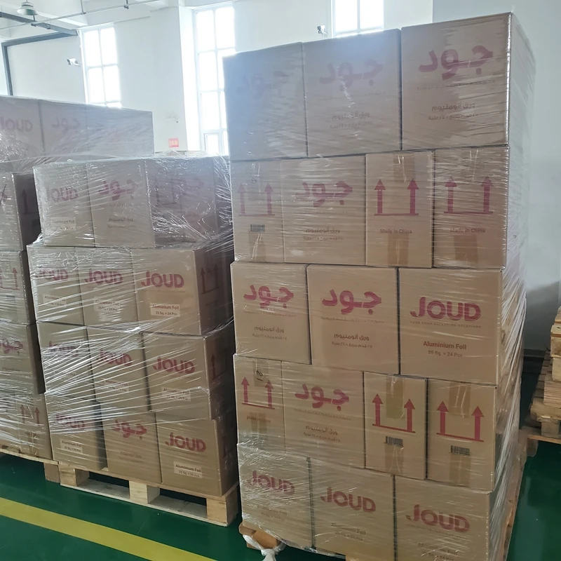8011 Factory Directly Price Food Grade Household Food Packing Kitchen Tin Foil Paper Roll Aluminium Foil