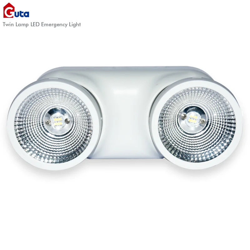 
high quality made in china fully adjustable twin lamp LED emergency light 