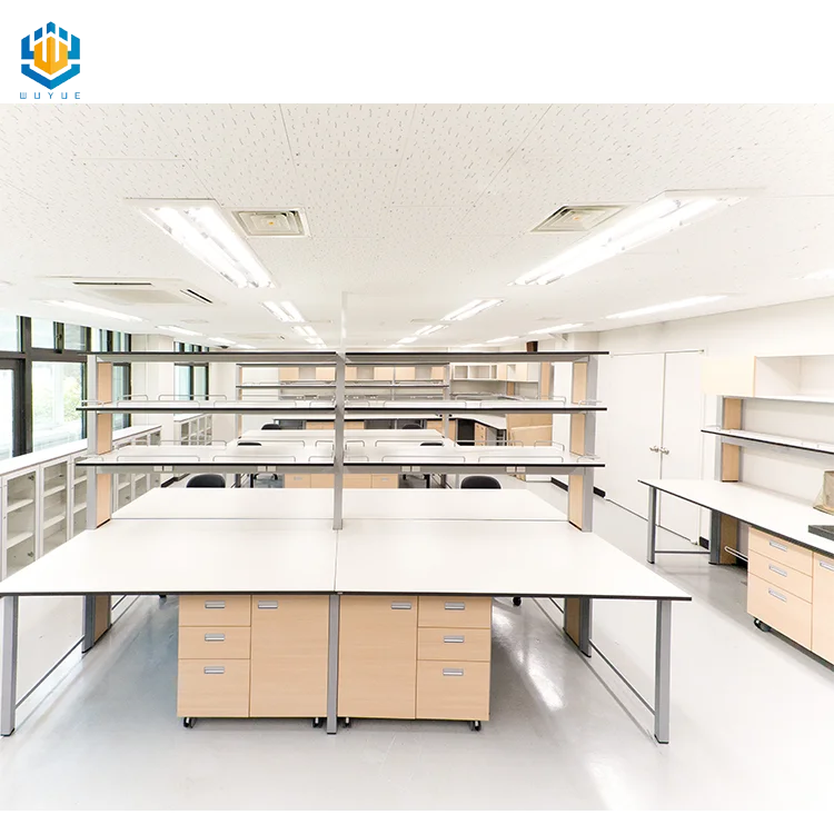 Customized Laboratory Furniture and Equipment Epoxy powder Coated Modular Island Lab Bench