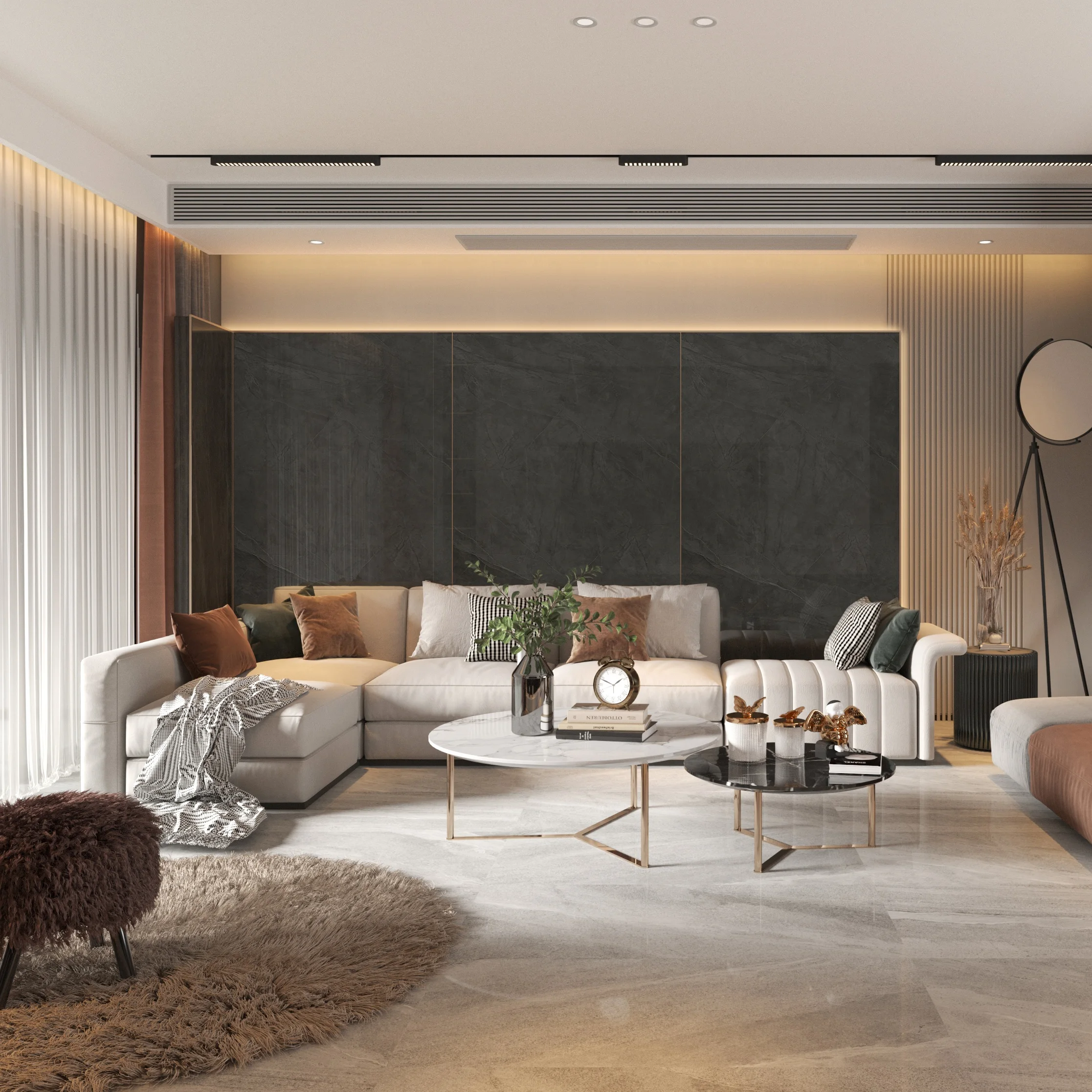 New Material Silicon Carbon Fiber Slab Interior Decorative Solid Sandwich Wall Board Artificial Stone Cladding Wall Panel