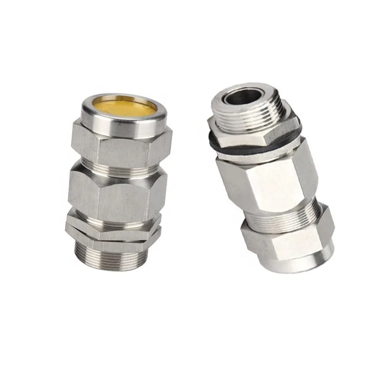 Производитель, нержавеющая сталь, двойная сжатия, кабельная втулка, взрывозащищенный металлический кабель