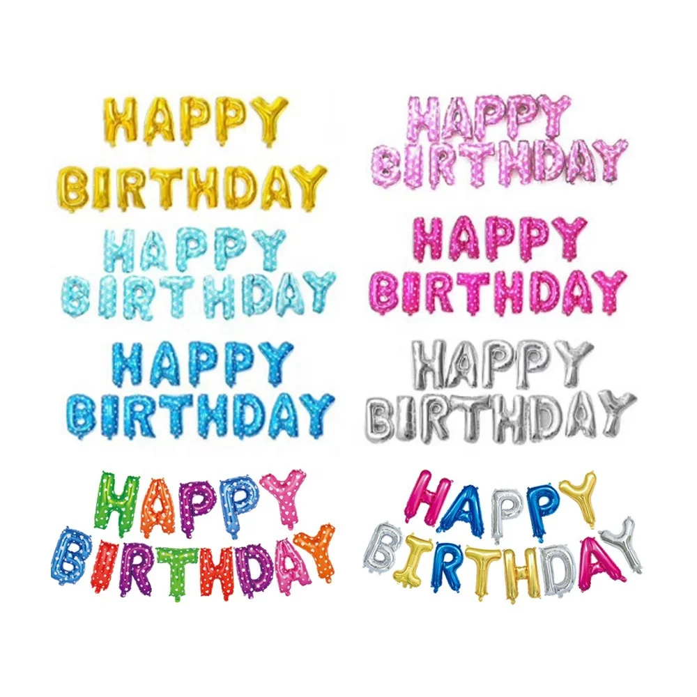 Decoration Party Supplies Birthday Valentines Day Inflatables Helium Number and Letter Alphabet Aluminium Foil Balloons