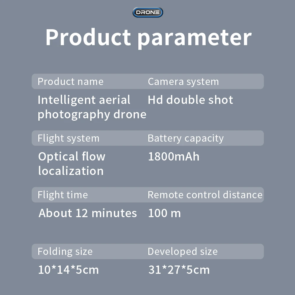 E88 Pro Affordable Beginner Drone 4 Axis WiFi 15 Min Flight Dual 4K Cameras LED Lights