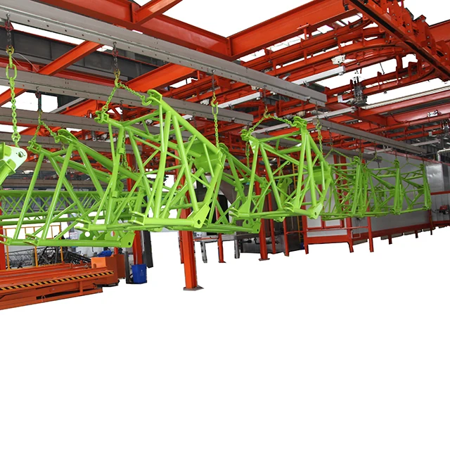 China manufacturer industrial powder painting machinery equipment and spraying coating production lines for metal products