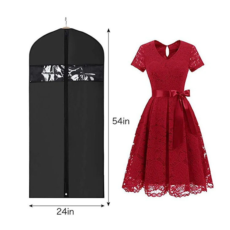 Suit Bags for Travel and Storage with 2 Large Pockets and 2 Carry Handles for Suit Coat