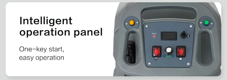 Battery Power Mini Floor Walk Behind Automatic Floor Scrubber Cleaning Machine