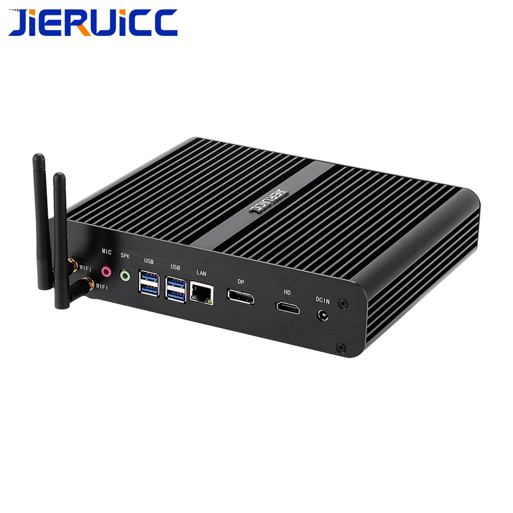 Fanless Windows10 Gaming Mini PC  i7 8565U Mini PC DDR4 RAM for HTPC SMB