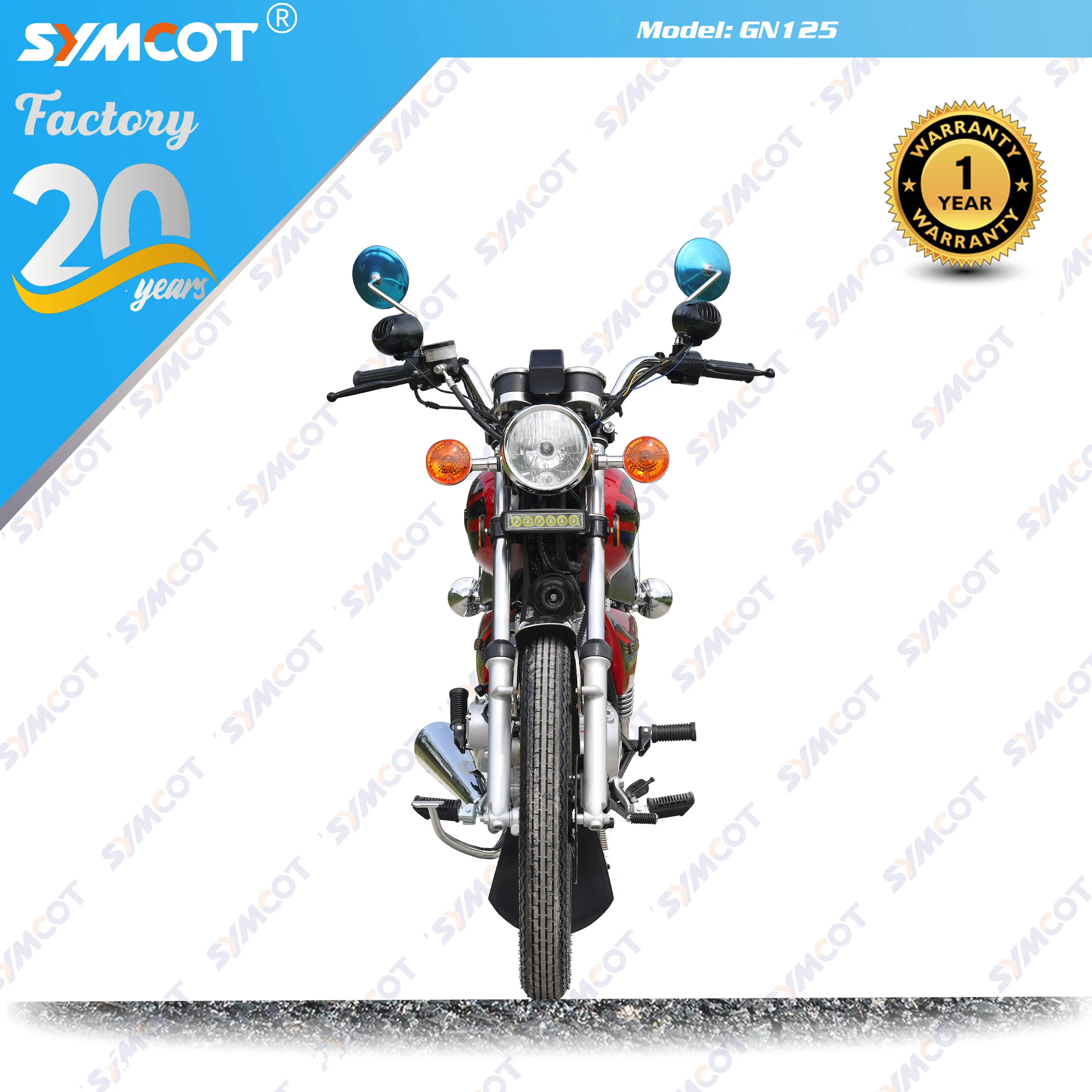 GN125 GN150 original suzukiess GN chopper motorcycle with genuine GS engine using chain and original design for Sudan yemen