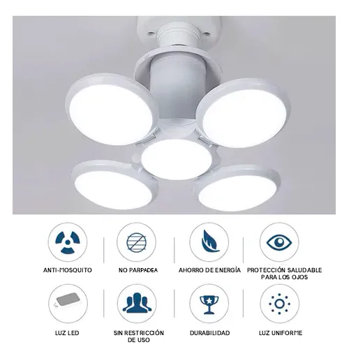 110V 220V Lampara bombillos Led 40W LED Football Bulb UFO Deformable Lamp FOCO Led Folding Foldable Light For Indoor Lighting