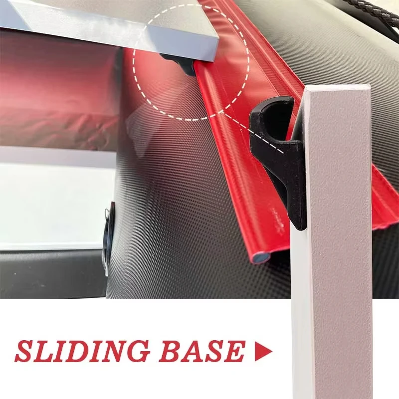 Solar Marine Inflatable Sport Boats Bench Seat with Slide Attachments Waterproof Plywood Plates for 200-260cm Kayak