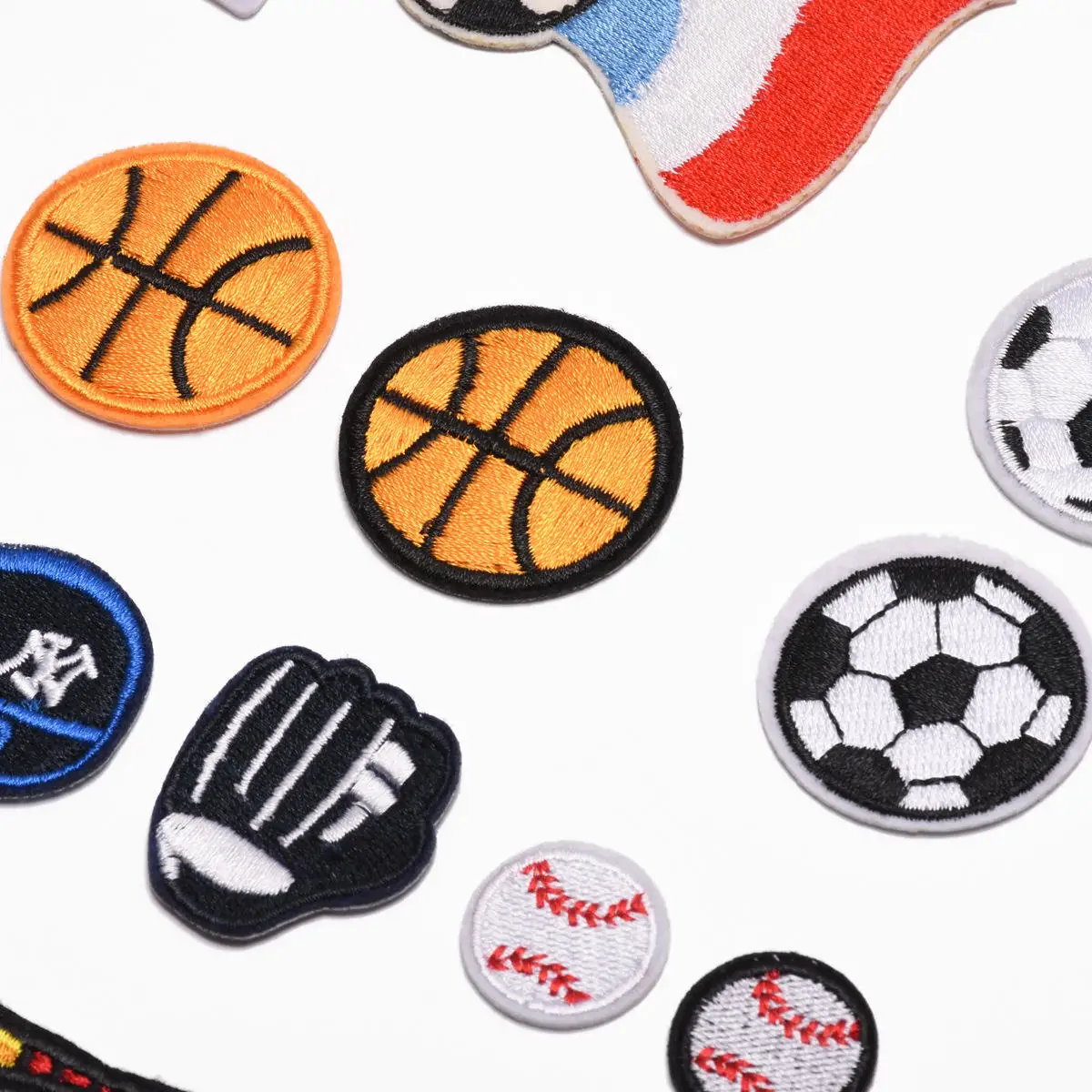 Cartoon embroidered cloth patch football baseball shoe bag hat accessories jeans patch
