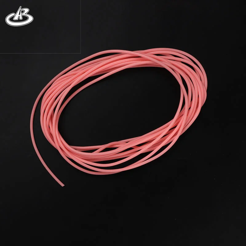 Color  luminous tube rubber tube Fishing accessory latex tube Fishing Rigs P1300