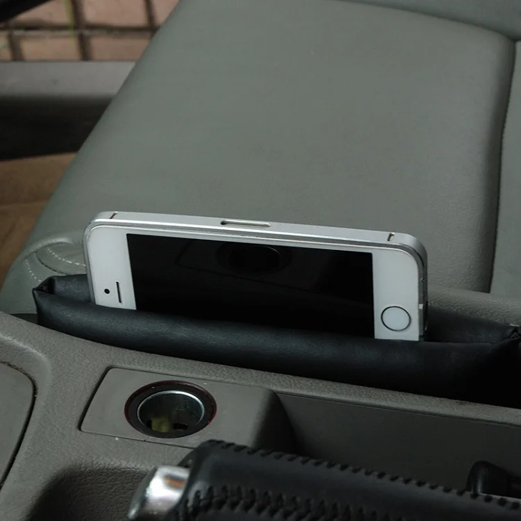 Electop Car Seat Gap Filler Premium PU Leather Console Side Pocket Car Organizer Car Seat Storage(2 Pack)