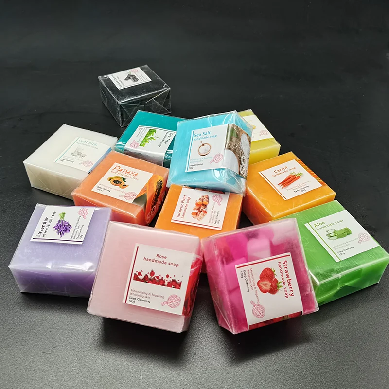 High Quality Organic Soap Private Label Honey  Turmeric Soap Goat Milk Whitening Handmade Soap Bar